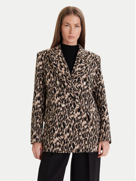 Maryley Maryley Marynarka 25IB112/36BE Beżowy Regular Fit