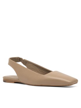 Simple Simple Sandály SARAGOSSA-23SS1419 Hnědá