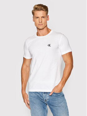 Calvin Klein Jeans Calvin Klein Jeans T-shirt Tee Shirt Essential J30J314544 Bijela Slim Fit