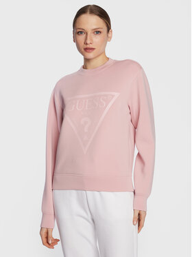 Guess Guess Bluza New Elly V3RQ19 K7UW2 Różowy Regular Fit