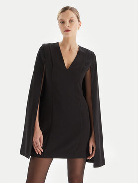 TWINSET TWINSET Φόρεμα κοκτέιλ 252TT2402 Μαύρο Regular Fit