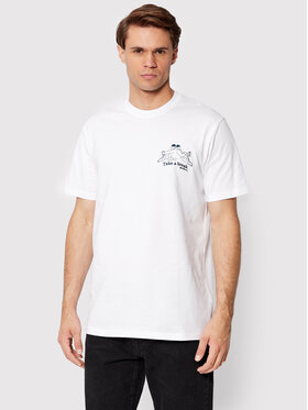 Woodbird Woodbird T-Shirt Yuri Break 2236-410 Biały Regular Fit