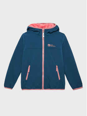 Jack Wolfskin Jack Wolfskin Kurtka softshell Fourwinds 1608011 M Granatowy Regular Fit