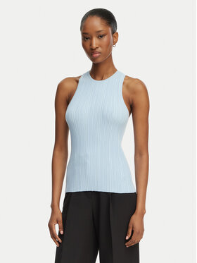 HUGO HUGO Top Sarepla 50539890 Niebieski jasny Slim Fit