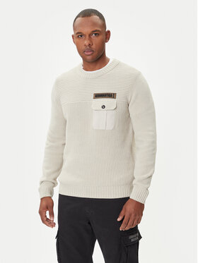 Aeronautica Militare Aeronautica Militare Pulover 252MA1573UL00539 Bej Regular Fit