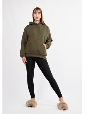 DKaren Sport DKaren Sport Komplet bluza i spodnie materiałowe DK-K-B10 Khaki Classic Fit