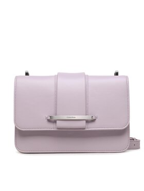 Calvin Klein Calvin Klein Дамска чанта Bar Hardware Shoulder Bag Md K60K610734 Виолетов