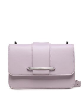 Calvin Klein Calvin Klein Sac à main Bar Hardware Shoulder Bag Md K60K610734 Violet