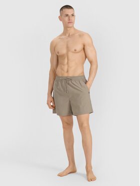 4F 4F Plážové šortky 4FRSS25UBDSM187-043S Kaki Regular Fit
