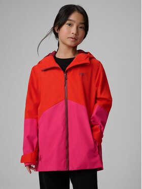 4F 4F Giacca di transizione 4FJWSS26TTJAF0958-62S Rosso Regular Fit