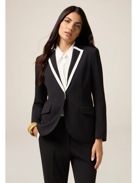 Oltre Oltre Kurtka outdoor Q784R004565N0Z3 Czarny A-Line Fit