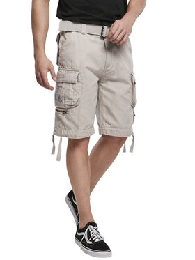 Brandit Brandit Szorty materiałowe 2001.12.XXL Biały Regular Fit