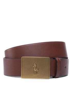 Polo Ralph Lauren Polo Ralph Lauren Мъжки колан 36Mm Pp Plaque Belt 405691693002 Кафяв