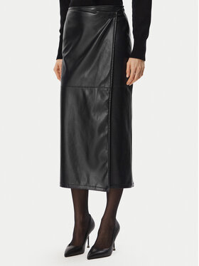 Marella Marella Dirbtinės odos sijonas Emme by Marella Utile 2625776012 Tamsiai mėlyna Slim Fit