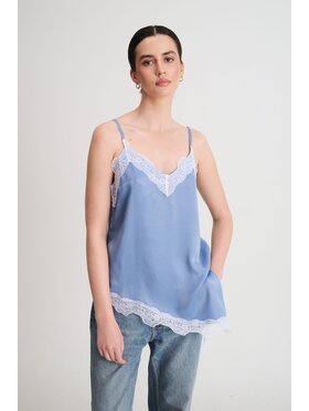ROSE AVENUE ROSE AVENUE Top CELINE Niebieski Regular Fit