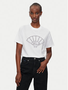KARL LAGERFELD KARL LAGERFELD T-shirt 246W1702 Bijela Regular Fit