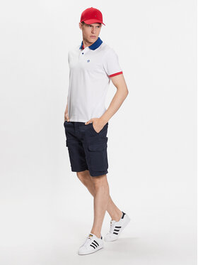 North Sails Polo Majica 692398 Bela Regular Fit