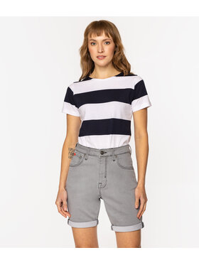 Lee Cooper Lee Cooper Bermudy SERPA 5300 Szary Regular Fit