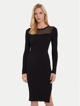 Morgan Morgan Trikotāžas kleita 252-RMAN Melns Slim Fit