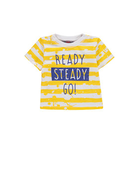 Kanz Kanz T-Shirt 1912671-0001 Szary Basic Fit