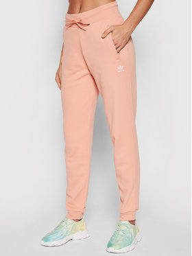 adidas adidas Spodnie dresowe adicolor Essentials H37874 Różowy Slim Fit