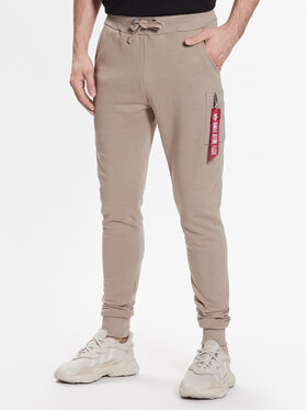 Alpha Industries Alpha Industries Teplákové nohavice X-Fit Slim 178333 Béžová Slim Fit