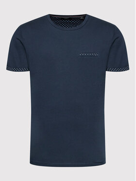 Jack&Jones PREMIUM Jack&Jones PREMIUM T-shirt Metz 12210123 Bleu marine Regular Fit