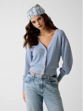 Guess Guess Kardigan 183081 Niebieski Classic Fit