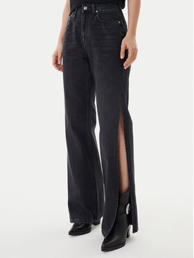 Karl Lagerfeld Jeans Karl Lagerfeld Jeans Farmer B1W10072 Fekete Wide Leg