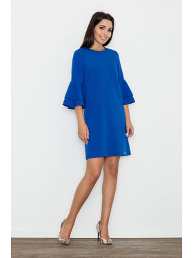 FIGL FIGL Šaty M564 Modrá Regular Fit
