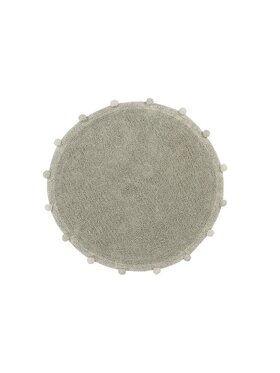Lorena Canals Lorena Canals Dywan dziecięcy Dywan Bawełniany Bubbly Olive Natural Ø120 cm Zielony