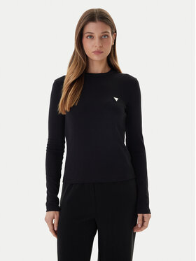 Guess Guess Блуза V6RI00 KD741 Черен Slim Fit