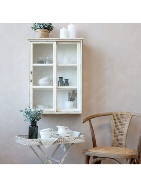 MIAhome MIAhome Organizer  wisząca z przesuwnymi drzwiami 70x52x20 cm Écru