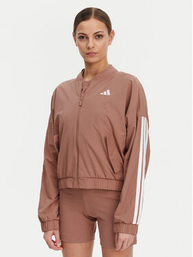 adidas adidas Kurtka bomber Essentials 3-Stripes JD5318 Różowy Loose Fit