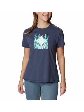 Columbia Columbia T-Shirt 193175 Niebieski Regular Fit
