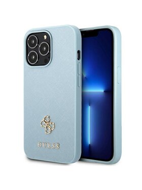 Guess Guess Etui na telefon iPhone 13 Pro Max Niebieski