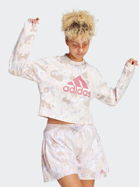 adidas adidas Суитшърт Graphic Sweatshirt IC0576 Бежов Loose Fit
