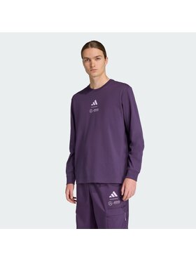adidas adidas Longsleeve 158483 Fioletowy Loose Fit