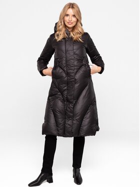 Perso Perso Dámska bunda BLH251037FX Čierna Regular Fit