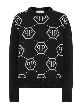 PHILIPP PLEIN PHILIPP PLEIN S dlouhým rukávem 20025 Černá Regular Fit