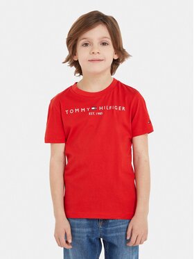 Tommy Hilfiger Tommy Hilfiger Тишърт Essential KS0KS00210 S Червен Regular Fit
