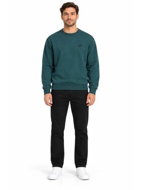 4F 4F Mikina 4FWAW26TSWSM2736-46S Zelená Regular Fit