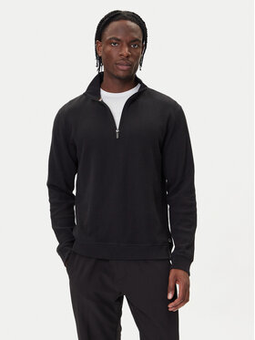 BOSS BOSS Суитшърт Structure 50545597 Черен Regular Fit