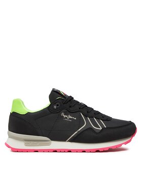 Pepe Jeans Pepe Jeans Сникърси Brit Neon W PLS40011 Черен