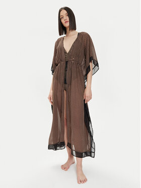Selmark Selmark Kimonó BL095 Barna Relaxed Fit