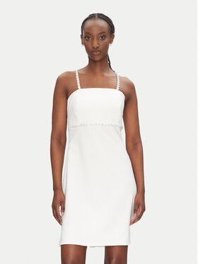 Rinascimento Rinascimento Rochie cocktail CFC0124761003 Écru Regular Fit