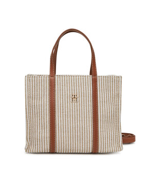 Tommy Hilfiger Tommy Hilfiger Käekott Th Premium Beach Le Mini Tote AW0AW17208 Beež
