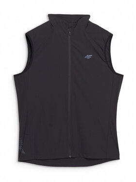 4F 4F Kamizelka BLAST Czarny Slim Fit