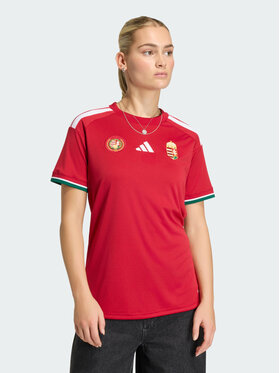 adidas adidas Koszulka techniczna 162446 Czerwony Regular Fit