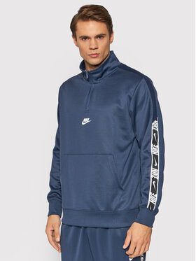 Nike Nike Majica dugih rukava Sportswear DM4674 Tamnoplava Regular Fit